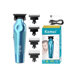 Maquina Patillera Trimmer kM-264 Azul Recargable