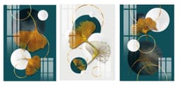 Cuadro Canvas Imagen Flowers en lienzo Pack X3 Uds 30x50cm Cu