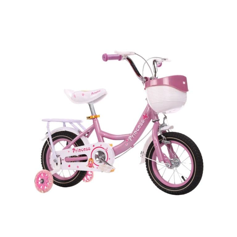 Bicicleta Infantil de Aprendizaje Aro 12  Modelo Princesa Rosado M
