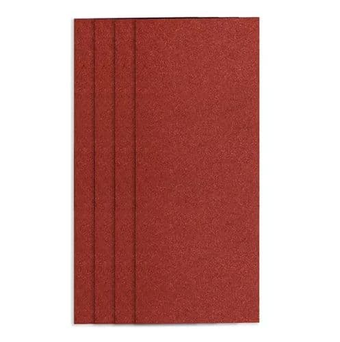 50 Hojas De Lija Para Pulir 90x231mm Grano Variado