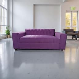 SOFA TRES CUERPOS MORADO LINO