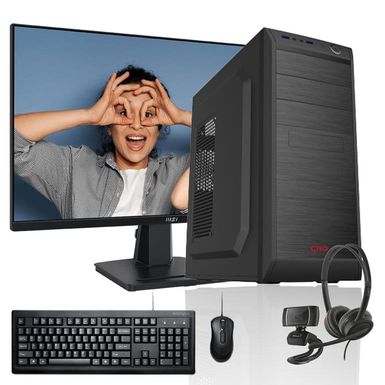 PC + MONITOR 24 + Perif: INTEL CORE i5 14400 32Gb 2Tb UHD 730 WiFi