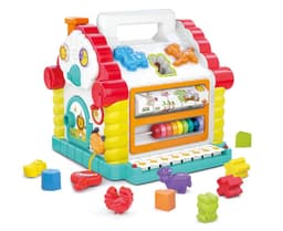 Juguete de Encaje Montessori Casita de Actividades Infantil
