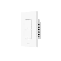 Interruptor de Luz H2 US 2 Botones y 1 Canal