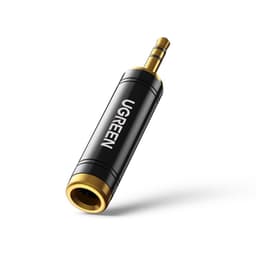 Adaptador Jack 63mm H a Plug 35mm Estereo