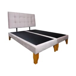 CAMA KING FELPA PALO ROSA
