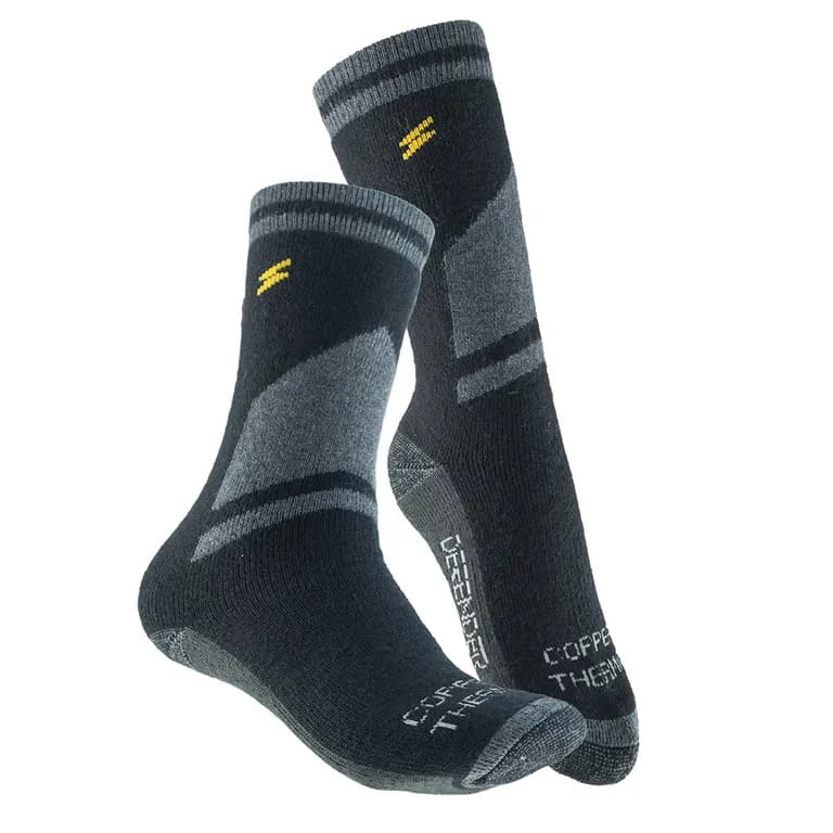 Calcetin Termico Hombre Black pack x10 Negro M