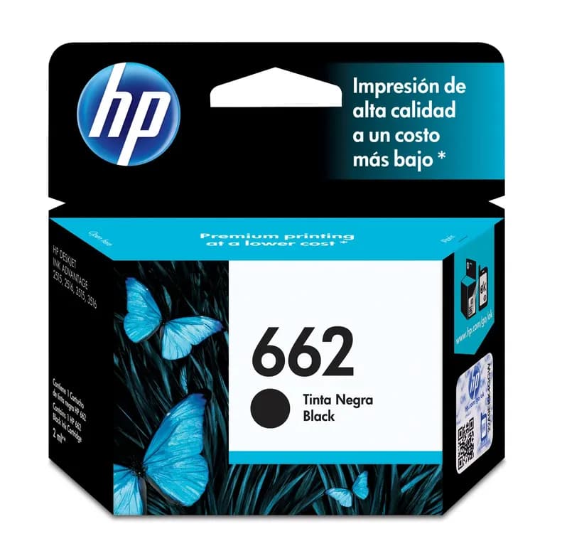 Cartucho de tinta 662 negra Original