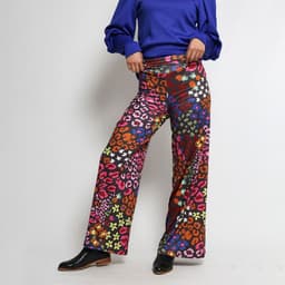 Palazzo Animal Print Cafe Colores Cafe S
