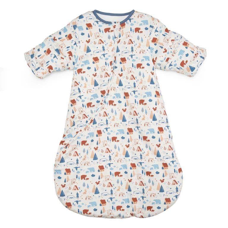 Saco de dormir bebe TOG 3.5 gota con mangas - Saquito bebe Blanco 6-12 MESES