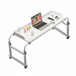 Mesa Portatil Ajustable Ideal para Trabajar y Estudiar - Blanco