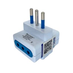 Enchufe Adaptador de pared 3 Tomas TM-800102wh