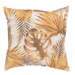 Cojin Decorativo Diseno Monstera Otono 60x60 Relleno.