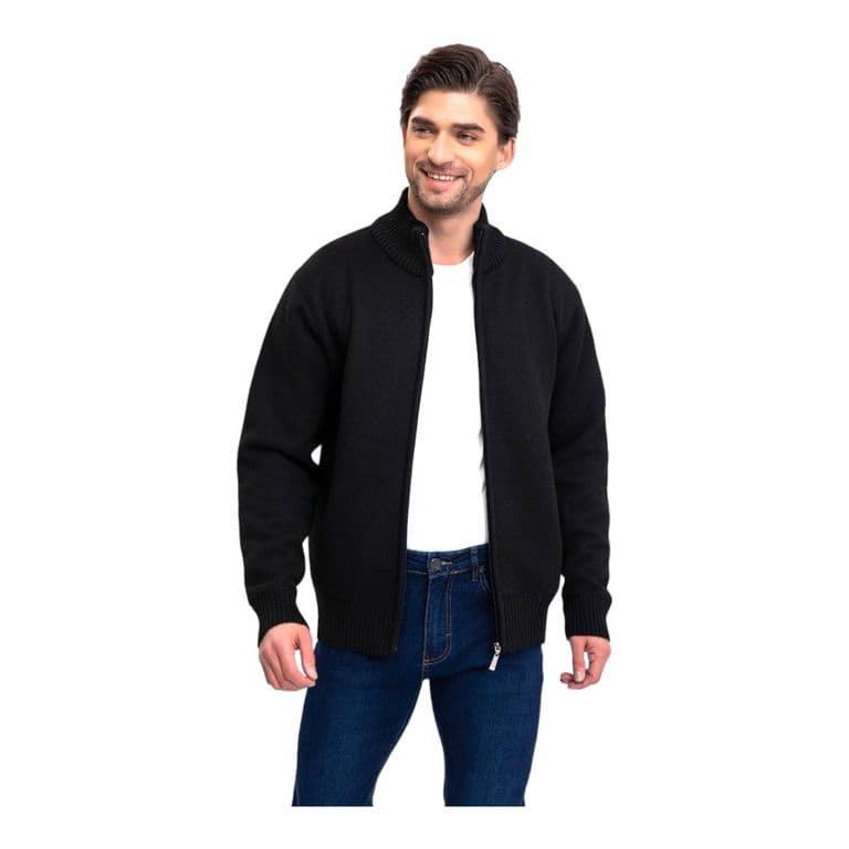 Sweater Hombre Termico Forrado En Chiporro Negro S