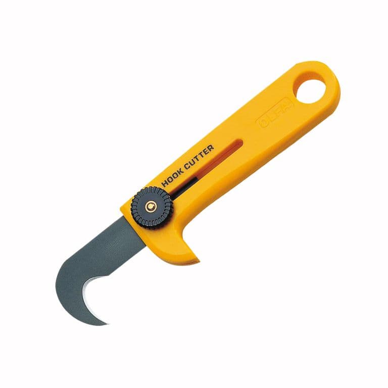 Cuchillo Gancho de Acero Inoxidable Corta Cintas de Nylon