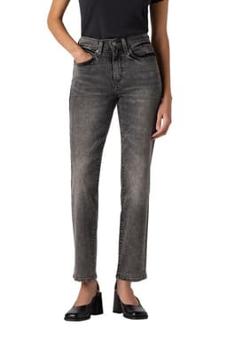 Jeans Mujer 724 High Rise Straight Gris Gris 25-30