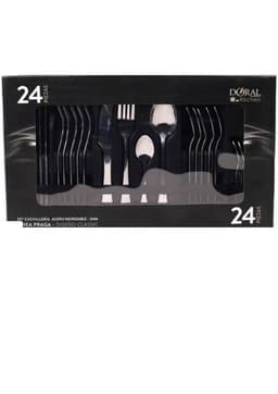 Set De Cuchilleria Praga 24 Cubiertos 2mm clasicc