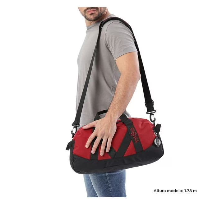 Bolso Deportivo Viaje Gym Unisex Rojo Rojo TALLA UNICA