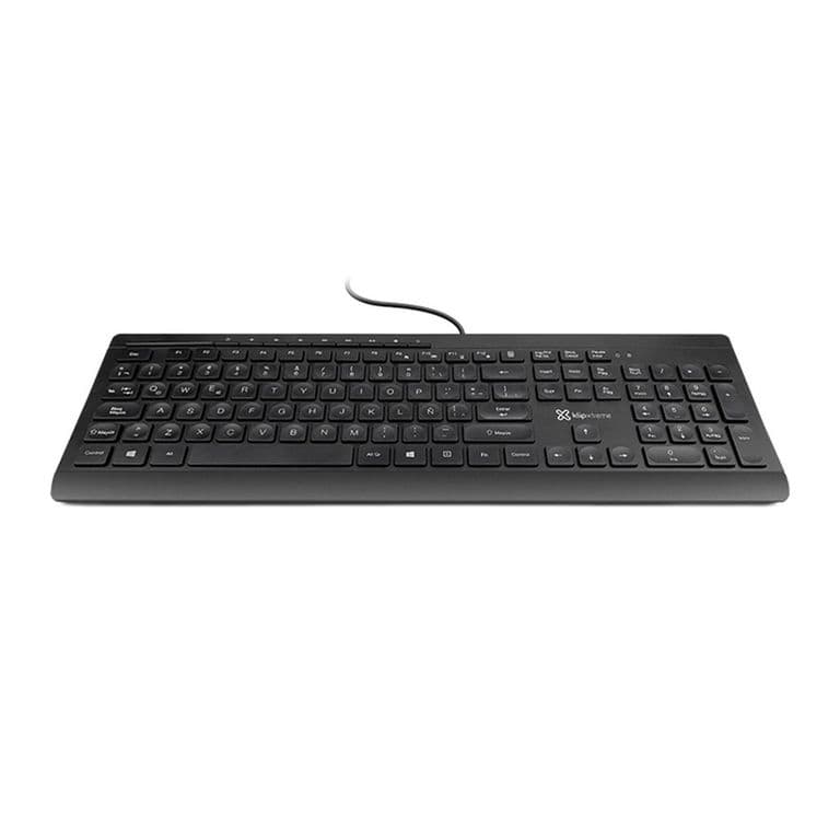 KlipXtreme Teclado alambrico USB KKM-525S - Negro