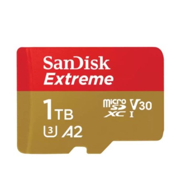 Tarjeta MicroSD 1TB Extreme UHS-I U3 A2 Adaptador SD