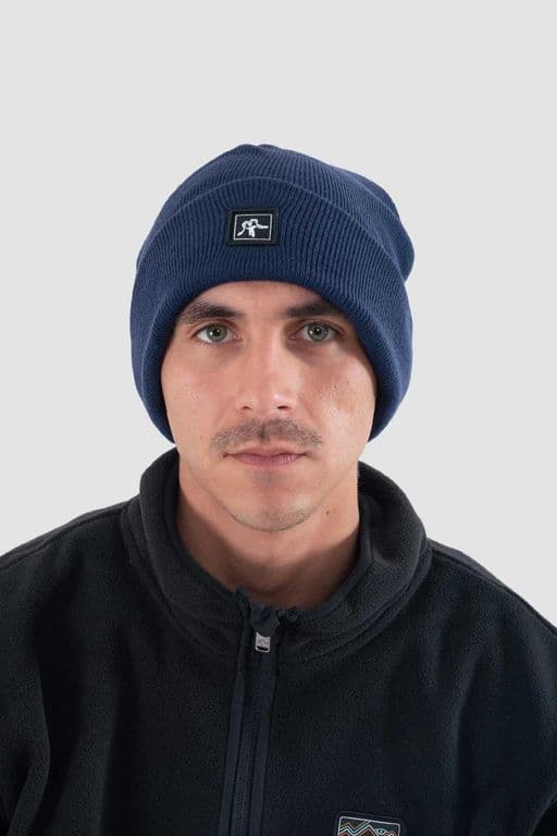 Gorro Beanie Logo Navy Azul 1