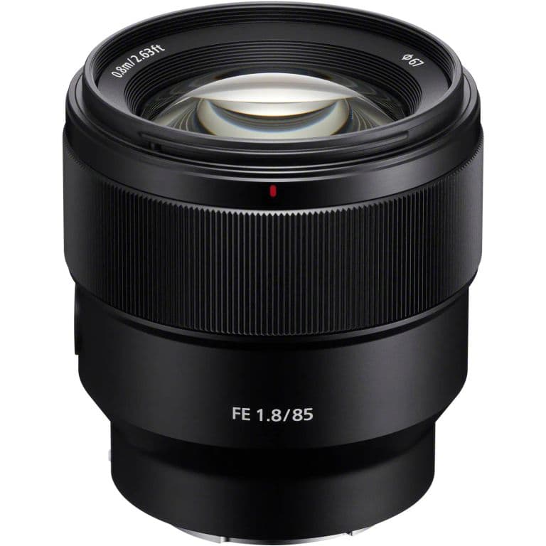 FE 85mm f1.8 Lente - Negro