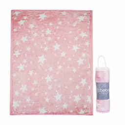 Frazada Ultra Soft Estrella 80x110cm Rosado