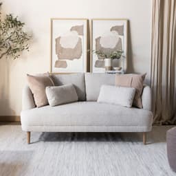 Sofa Richard Gris 160 Amoble Gris claro