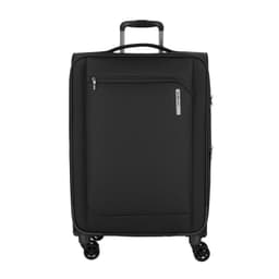 Maleta de Viaje Odyssey Grande Negra Blanda Expandible Negro L