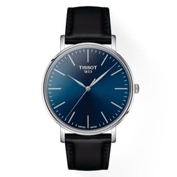 Reloj Everytime Cuero Azul Gris TALLA UNICA