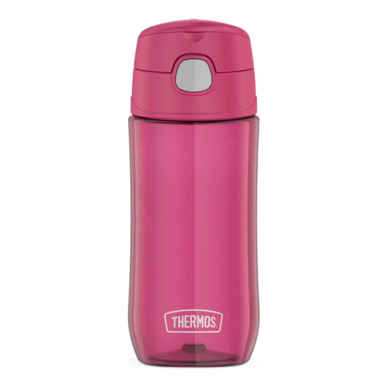 Botella De Hidratacion Tritan Fun 470ml C/Tapa Rosa
