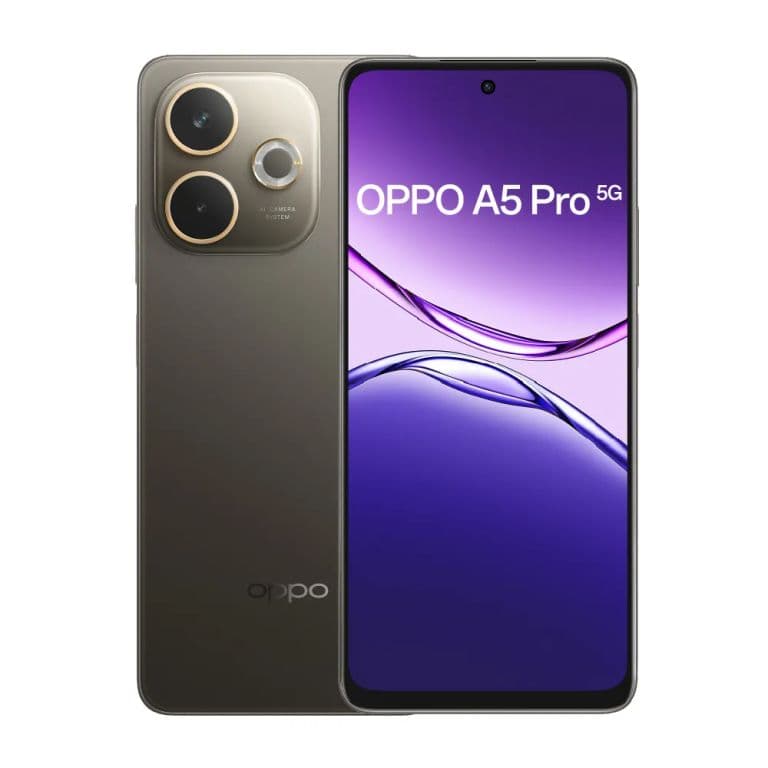 Celular A5 Pro 5G 8+256GB Bateria 5800mAh, IP69, Camara 50 MP con IA, Smartphone. Cafe 256 GB