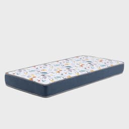 Colchon America Foam Infantil Azul - Blanco 1,5 Plazas