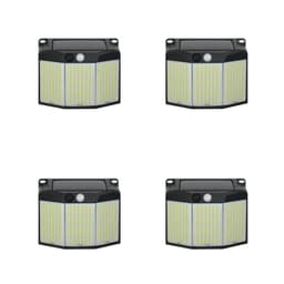 Pack 4 Aplique 294 Led Solar Contra Agua