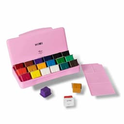 Set gouache 18 colores / 30gr sin pinceles rosado
