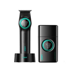 Barber Combo VGR Pro Patilera V-977 + Afeitadora V-377 Negro