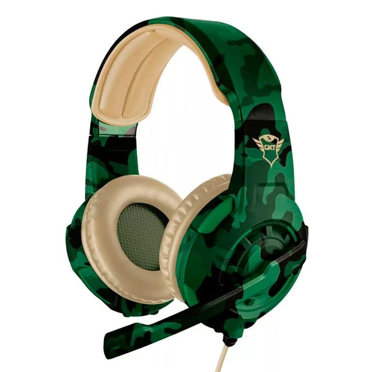 Audifono Gamer Con Microfono Radiu Jungle Camo GXT310C Verde