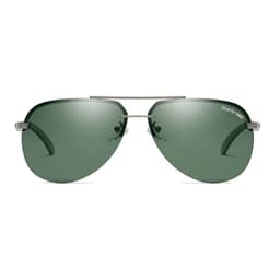 Lentes de Sol hombre mujer Polarizados Anteojos Aviador Gafas Verde TALLA UNICA
