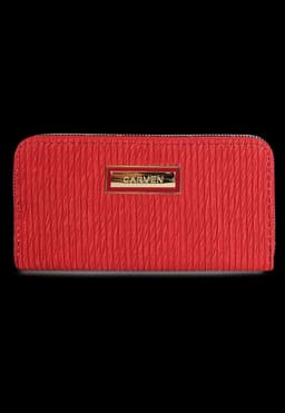 Billetera mujer Abby roja Rojo TALLA UNICA