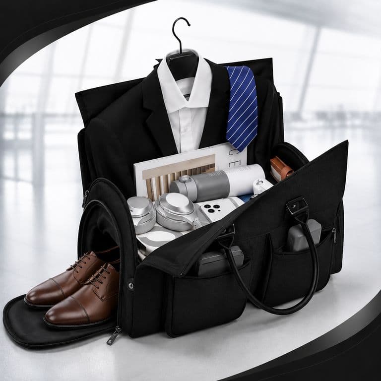 Bolso Traje Y Equipaje Impermeable Evolucion Negro TALLA UNICA