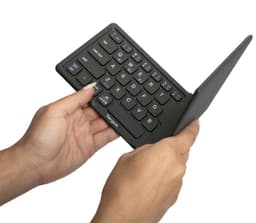 Teclado Ergonomico Plegable Bluetooth Espanol