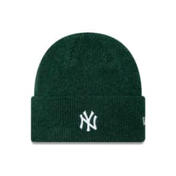 Beanie New York Yankees MLB Wide Cuff Dark Green Woman Verde TALLA UNICA