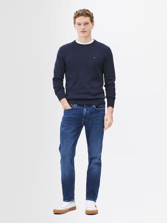 Jeans Core Denton Straight Fit Azul Azul 34-32