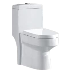 WC One Piece Tupungato Certificado, 4-6 litros descarga a Piso distancia 30cm blanco