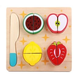 Juego Madera Tabla Encaje Cortar Frutas