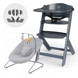 Silla de comer evolutiva 4 en 1 Enock Gris + Calmee