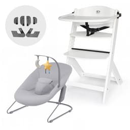 Silla de comer evolutiva 4 en 1 Enock Blanca + Calmee