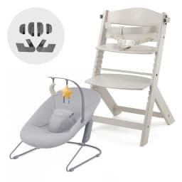 Silla de comer evolutiva 4 en 1 Enock Beige + Calmee