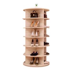 Zapatero Organizador circular 137x60cm Chic Home - Blanco