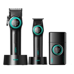 Barber Combo Cortapelo V001 + Patillera V977+ Shaver V377 Negro